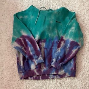 tie day urban oversized hoodie